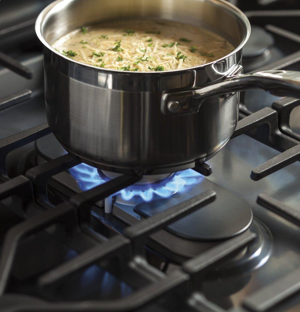 Ge Appliances P2B940SEJSS Ge Profile™ 30" Smart Dual-Fuel Free-Standing Convection Range With Warming Drawer