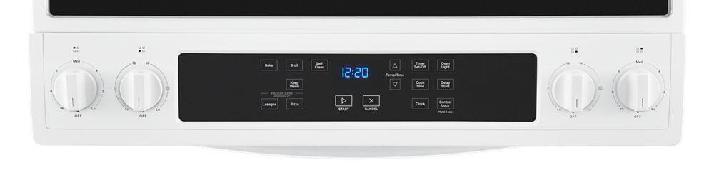 Whirlpool WEE515S0LW 4.8 Cu. Ft. Whirlpool® Electric Range With Frozen Bake™ Technology