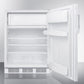 Summit CT66WADA Freestanding Ada Compliant Refrigerator-Freezer For General Purpose Use, With Dual Evaporator Cooling, Cycle Defrost, And White Exterior