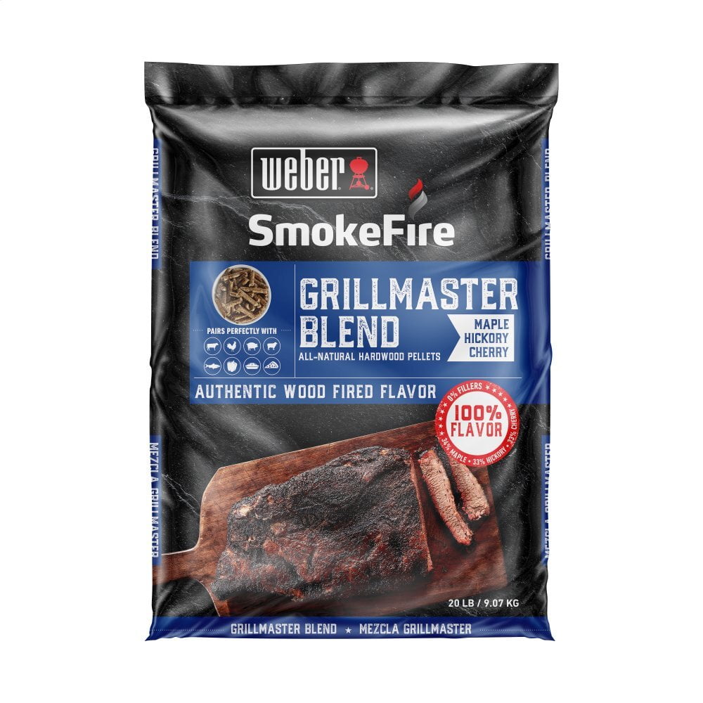 Weber 190001 Grillmaster Blend All-Natural Hardwood Pellets