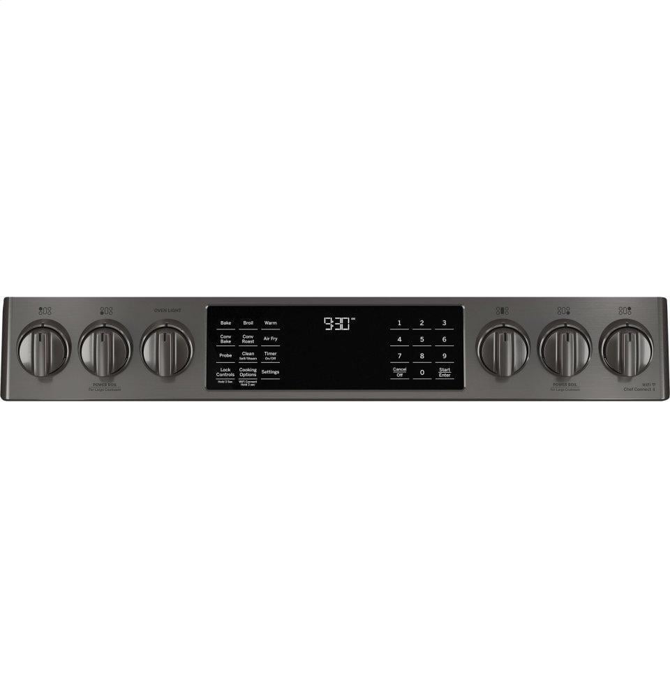 Ge Appliances PGS930BPTS Ge Profile™ 30" Smart Slide-In Front-Control Gas Range With No Preheat Air Fry