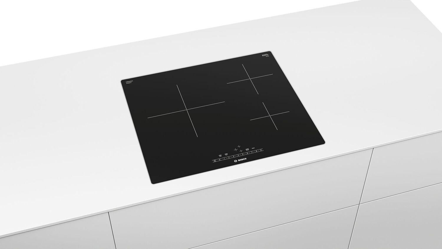 Bosch NIT5460UC 500 Series Induction Cooktop 24'' Black, Surface Mount Without Frame Nit5460Uc