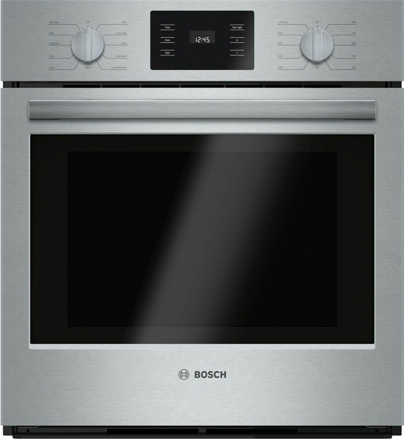 Bosch HBN5451UC 500 Series, 27", Single Wall Oven, Ss, Eu Convection, Knob Control