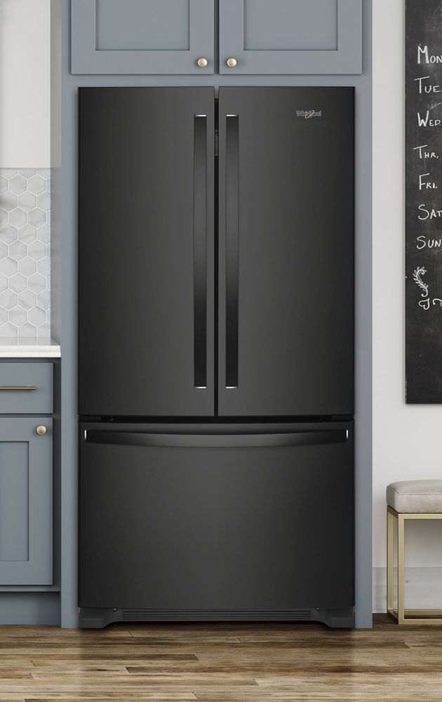 Whirlpool WRF535SWHB 36-Inch Wide French Door Refrigerator With Water Dispenser - 25 Cu. Ft.