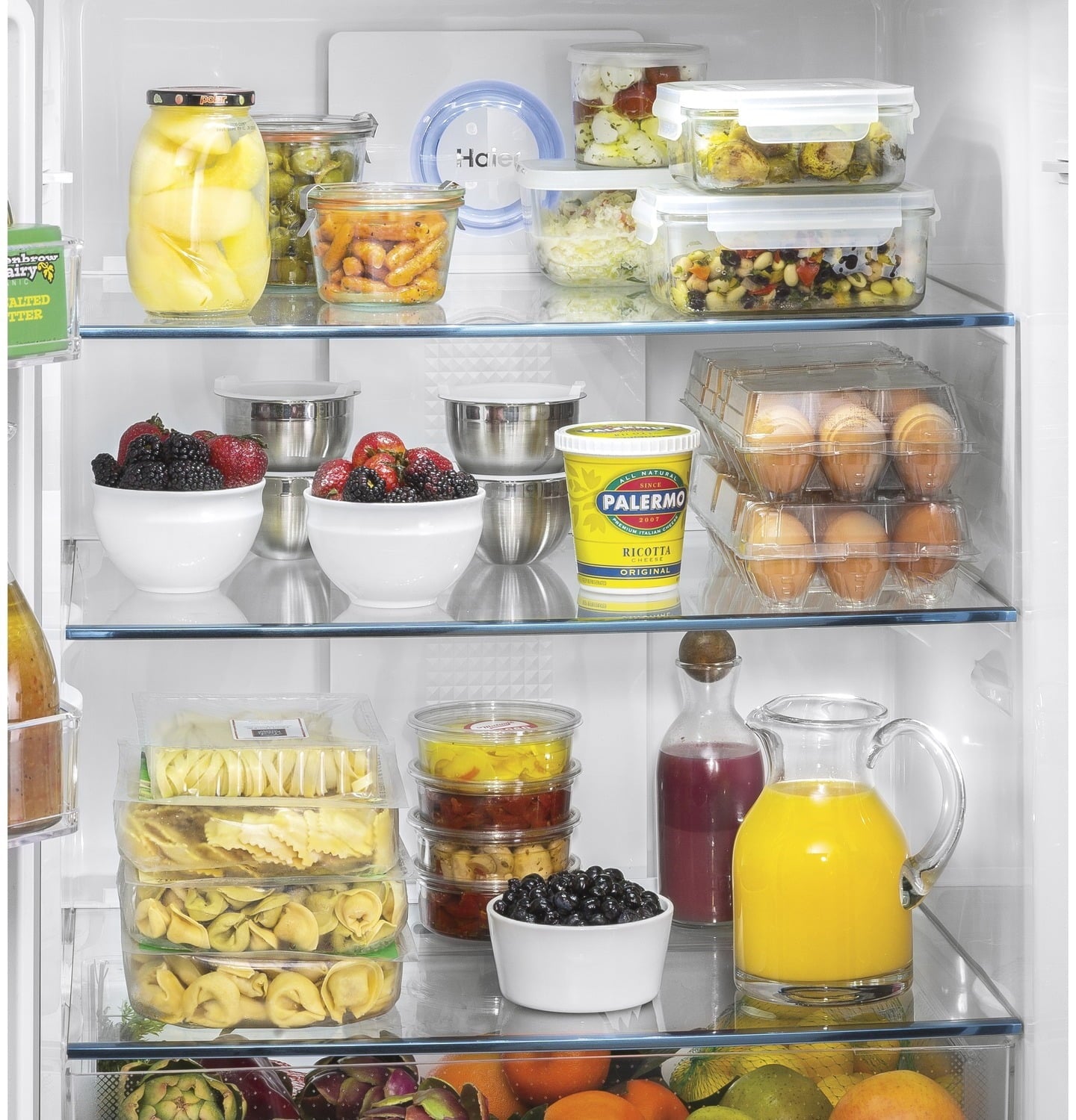 Haier HRQ16N3BGS 16.4 Cu. Ft. Quad Door Refrigerator