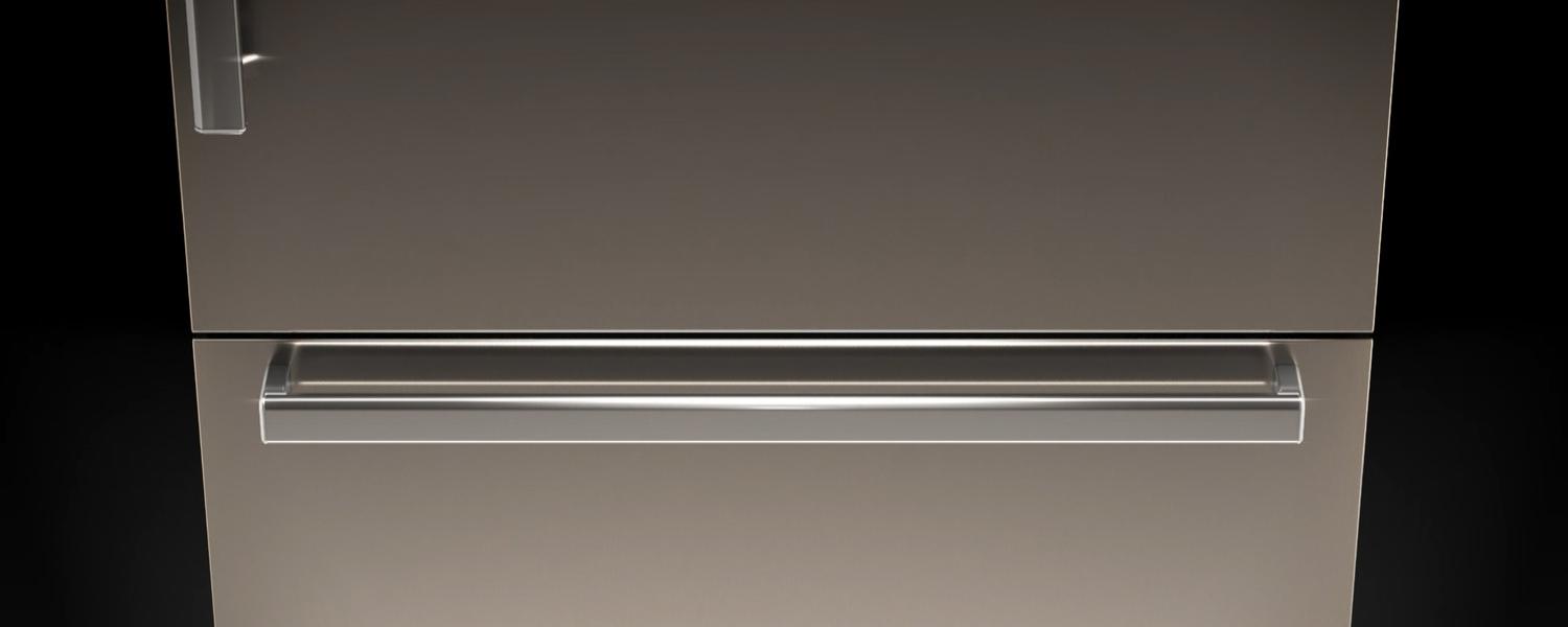 Bertazzoni REF36BMBIXRT 36 Inch Built-In Bottom Mount Refrigerator With Ice Maker, Stainless Steel Stainless Steel