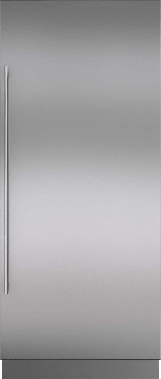 Sub-Zero 7025368 Stainless Steel Door Panel Wtih Tubular Handle And 6" Toe Kick - Rh