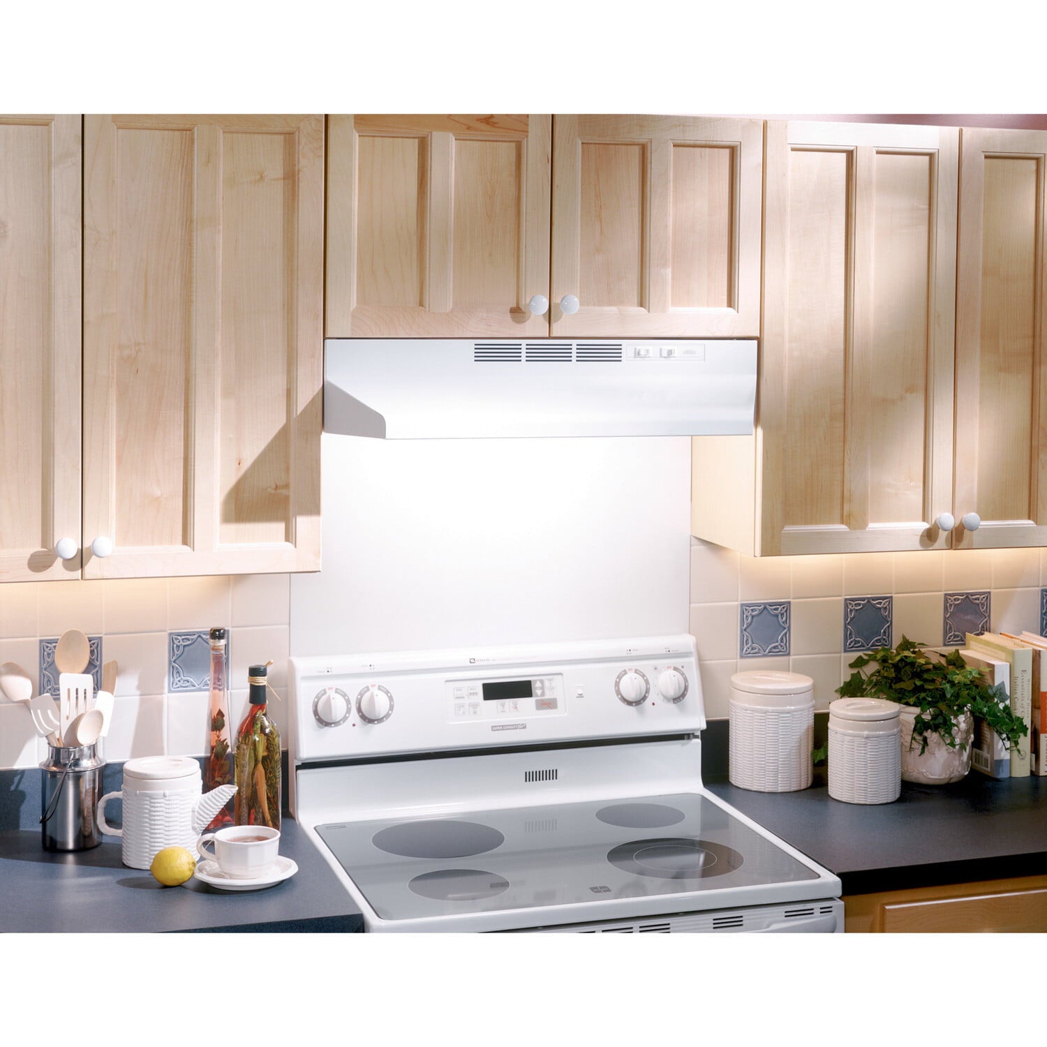 Broan BUEZ130WW Broan® 30-Inch Ductless Under-Cabinet Range Hood W/ Easy Install System, White