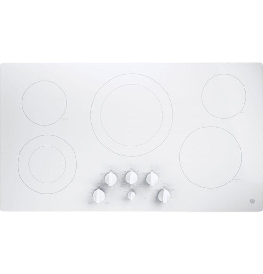 Ge Appliances JP3536TJWW Ge® 36" Built-In Knob Control Electric Cooktop