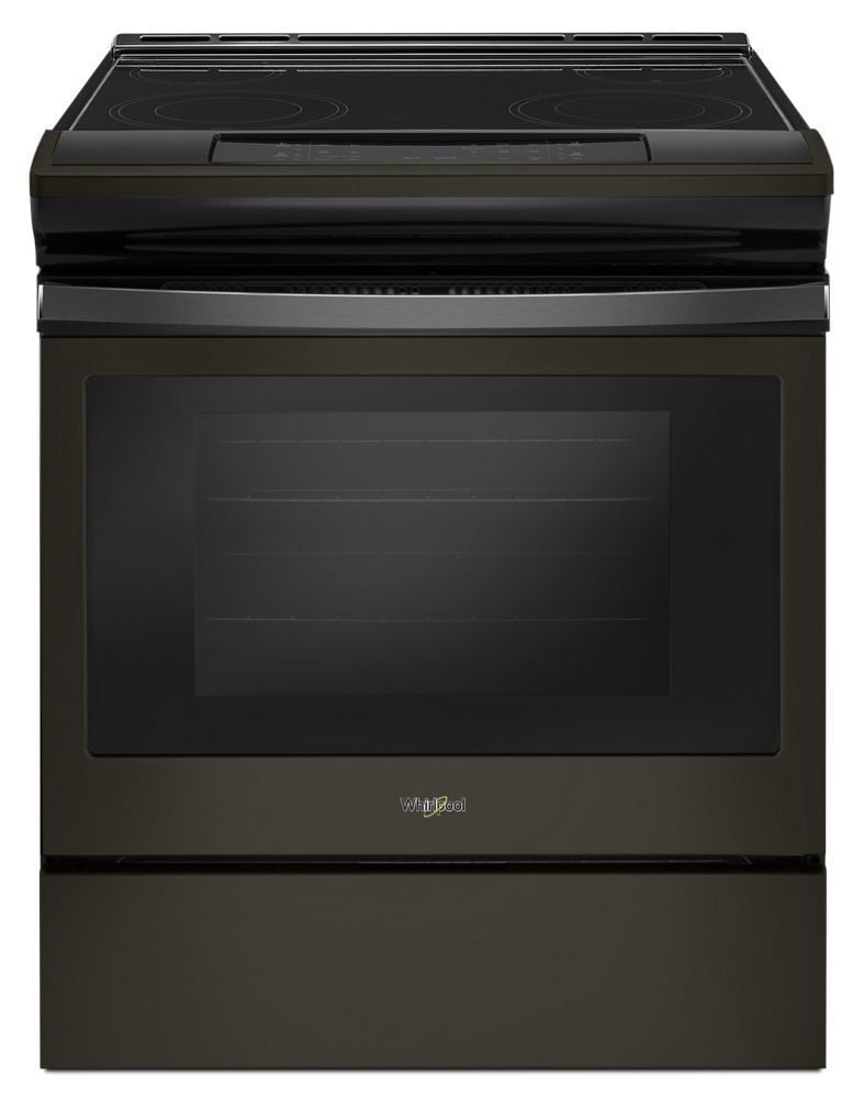 Whirlpool WEE510S0FV 4.8 Cu. Ft. Guided Electric Front Control Range With The Easy-Wipe Ceramic Glass Cooktop