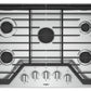 Whirlpool WCG77US0HS 30-Inch Gas Cooktop With Ez-2-Lift Hinged Cast-Iron Grates