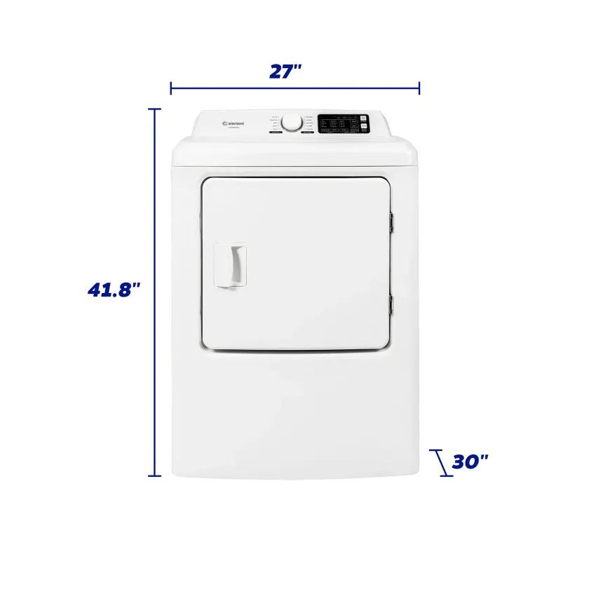 Element Appliance ETDG6727CW Element 6.7 Cu. Ft. Gas Dryer - White (Etdg6727Cw)