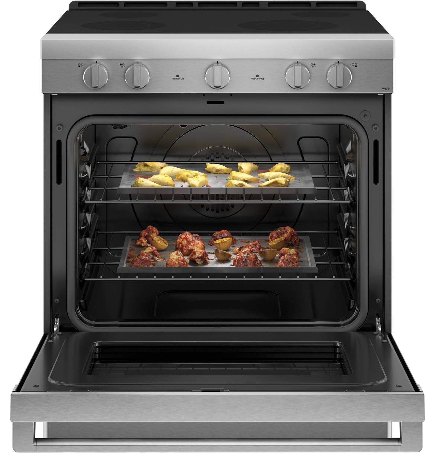 Haier QSS740RNSS 30" Smart Slide-In Electric Range With Convection