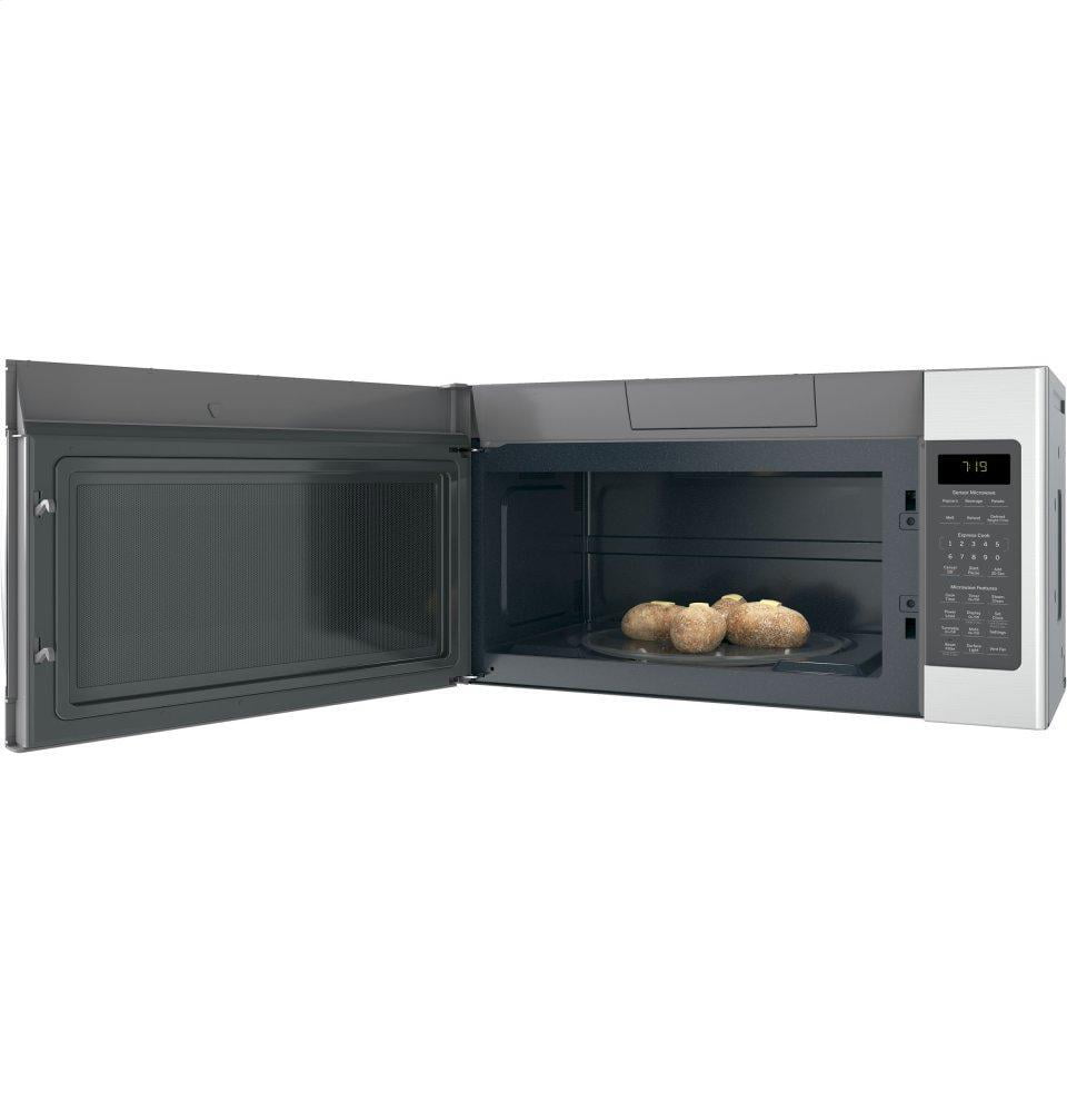 Ge Appliances JNM7196SKSS Ge® 1.9 Cu. Ft. Over-The-Range Sensor Microwave Oven With Recirculating Venting