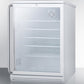 Summit SCR600GLBISH Commercially Listed 5.5 Cu.Ft. Built-In Undercounter Beverage Center In A 24