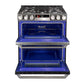 Lg LUTG4519SN Lg Signature 6.9 Cu.Ft. Smart Wi-Fi Enabled Gas Double Oven Slide-In Range With Probake Convection®
