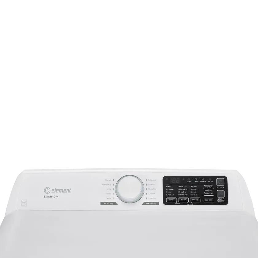 Element Appliance ETD7527GBW Element 7.5 Cu. Ft. Gas Dryer - White, Energy Star (Etd7527Gbw)