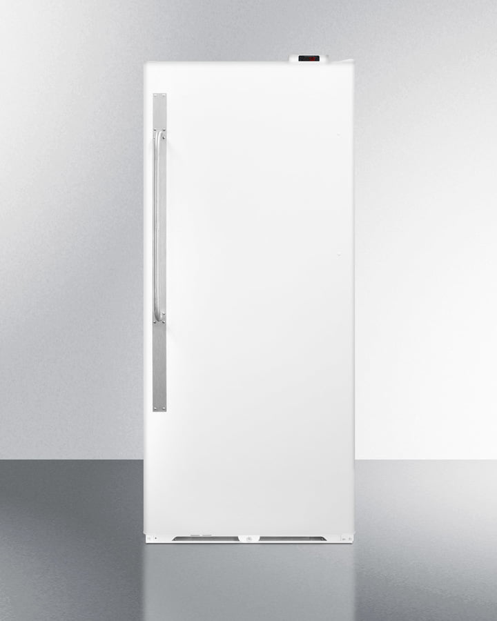 Summit SCUR20NC Commercially Approved Frost-Free All-Refrigerator With Digital Thermostat, Lock, And Right Hand Door Swing
