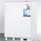 Summit VT65MLBIVAC Built-In Undercounter Vaccine Storage All-Freezer With Digital Thermostat, Temperature Alarm, Hospital Grade Cord, Self-Closing Door, And Front Lock
