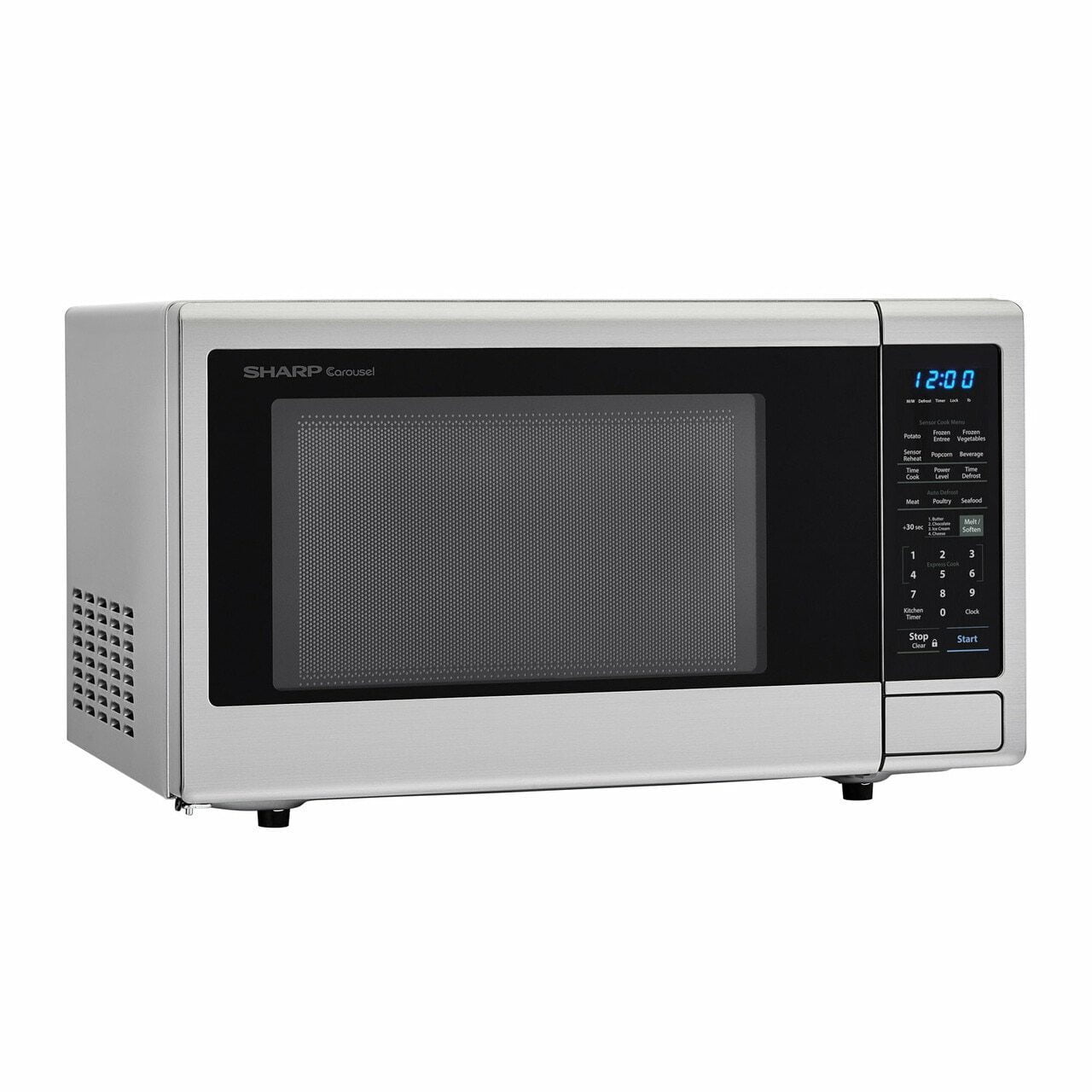 Sharp SMC1842CS 1.8 Cu. Ft. 1100W Sharp Stainless Steel Countertop Microwave Oven