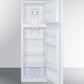 Summit FF946W 8.8 Cu.Ft. Frost-Free Refrigerator-Freezer In White