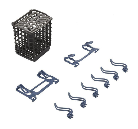 Maytag DISHEXTEND Dishwasher Silverware Basket Extension Kit - Black-Gray-Blue