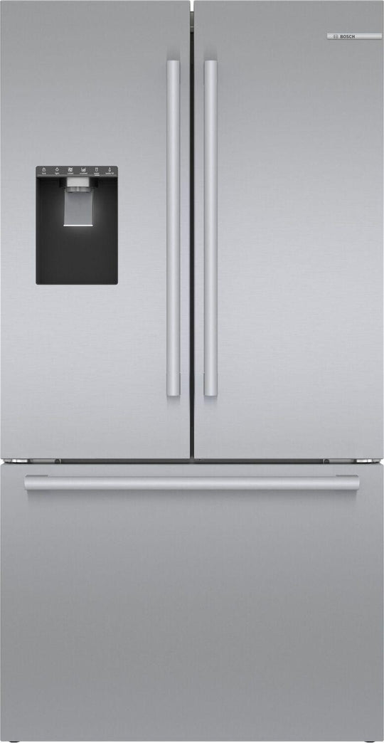 Bosch B36FD50SNS 500 Series French Door Bottom Mount Refrigerator 36'' Easy Clean Stainless Steel B36Fd50Sns