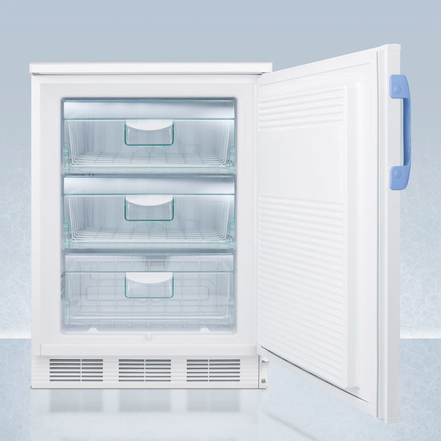 Summit VT65MLBIMED2 Built-In Undercounter Medical/Scientific -25 C Capable All-Freezer With Front Control Panel Equipped With A Digital Thermostat And Nist Calibrated Thermometer/Alarm