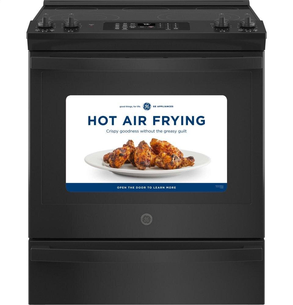 Ge Appliances JS760DPBB Ge® 30" Slide-In Electric Convection Range With No Preheat Air Fry