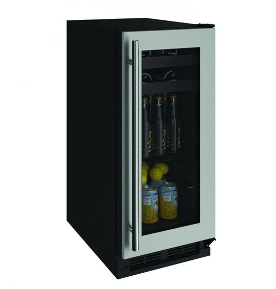 U-Line U1215BEVS00A 1215Bev 15" Beverage Center With Stainless Frame Finish (115 V/60 Hz Volts /60 Hz Hz)