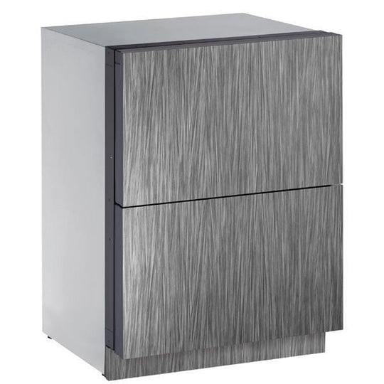 U-Line U3024DWRINT00B 3024Dwr 24" Refrigerator Drawers With Integrated Solid Finish (115 V/60 Hz Volts /60 Hz Hz)