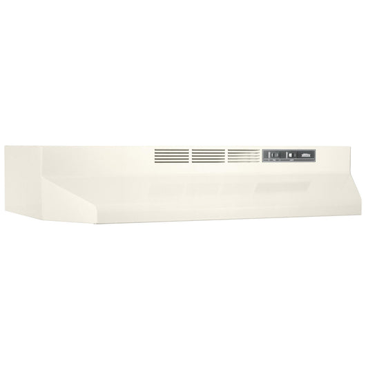 Broan BUEZ130BT Broan® 30-Inch Ductless Under-Cabinet Range Hood W/ Easy Install System, Bisque