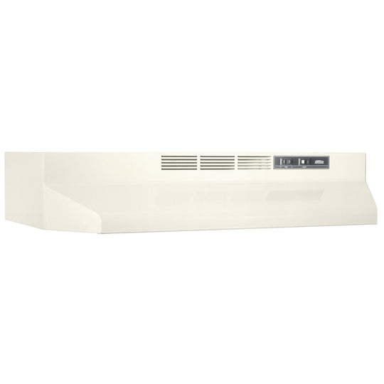 Broan BUEZ130BT Broan® 30-Inch Ductless Under-Cabinet Range Hood W/ Easy Install System, Bisque