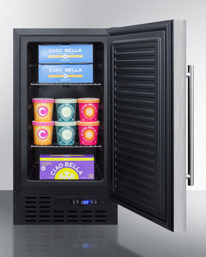 Summit SCFF1842SS 18" Built-In All-Freezer