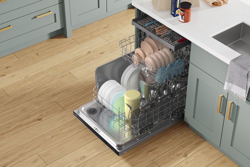 Whirlpool WDTA50SAKZ Large Capacity Dishwasher With 3Rd Rack