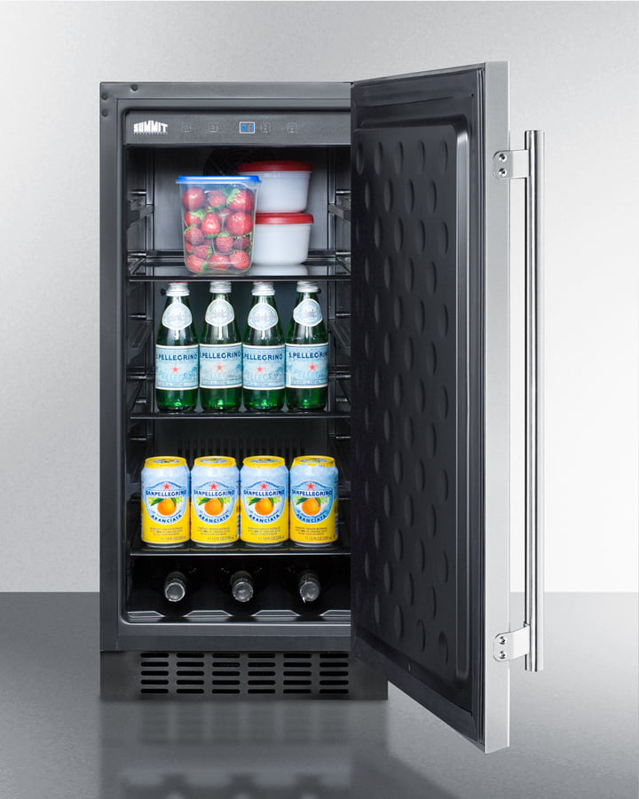 Summit SPR316OSCSS 15" Wide Outdoor All-Refrigerator