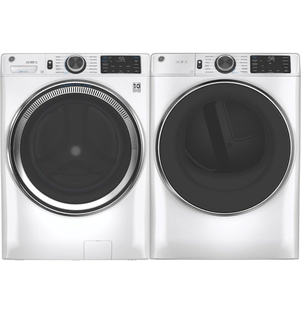 Ge Appliances GFD65ESSNWW Ge® 7.8 Cu. Ft. Capacity Smart Front Load Electric Dryer With Steam And Sanitize Cycle