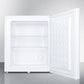 Summit FS30L7 Compact Commercially Listed Manual Defrost All-Freezer With Lock And Reversible Door