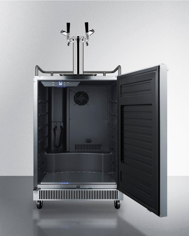 Summit SBC677BITWINTL 24" Wide Built-In Kegerator With Taplock