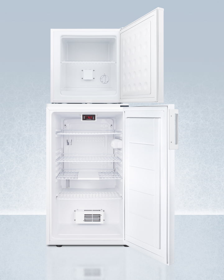 Summit FF511LFS24LSTACKPRO Ff511Lpro Auto Defrost All-Refrigerator With Digital Controls And Compact Manual Defrost Fs24Lpro All-Freezer With Stacking Rack, Both With Factory-Installed Probe Holes