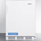 Summit CT66WBI Built-In Undercounter Refrigerator-Freezer For General Purpose Use, With Dual Evaporator Cooling, Cycle Defrost, And White Exterior