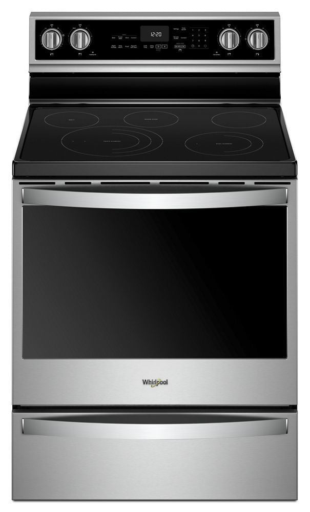 Whirlpool WFE975H0HZ 6.4 Cu. Ft. Smart Freestanding Electric Range With Frozen Bake Technology