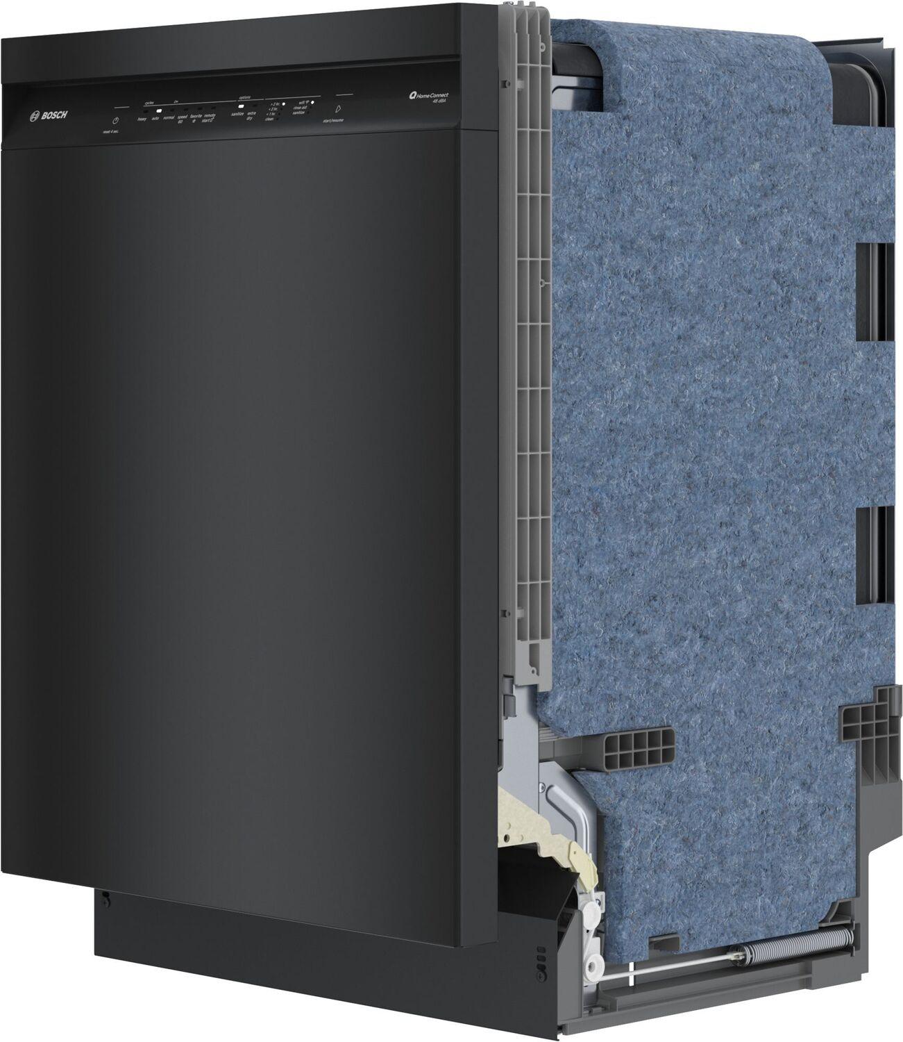 Bosch SHE4AEM6N 100 Plus Dishwasher 24" Black