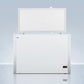 Summit EQFR71 Commercially Listed 8 Cu.Ft. Frost-Free Chest Refrigerator In White With Digital Thermostat For General Purpose Applications; Replaces Scfr70