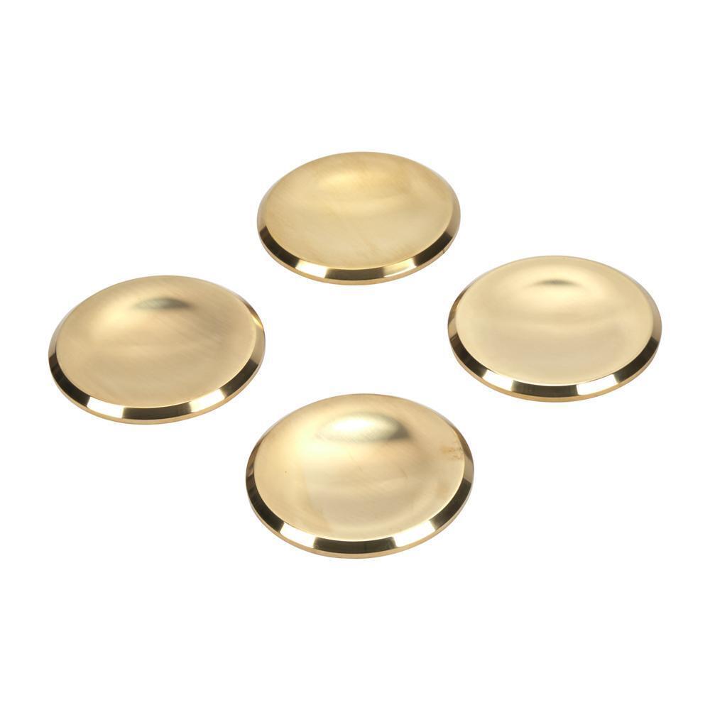 Jennair W11323014 Set Of 4 Range Large Brass Burner Caps