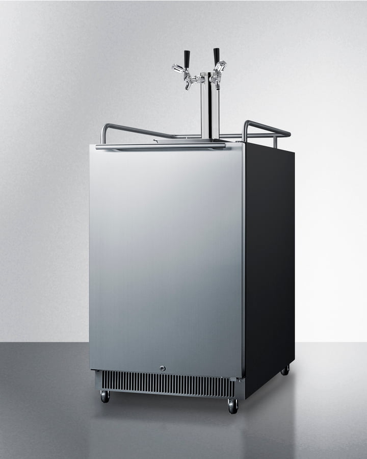 Summit SBC677BITWINTL 24" Wide Built-In Kegerator With Taplock