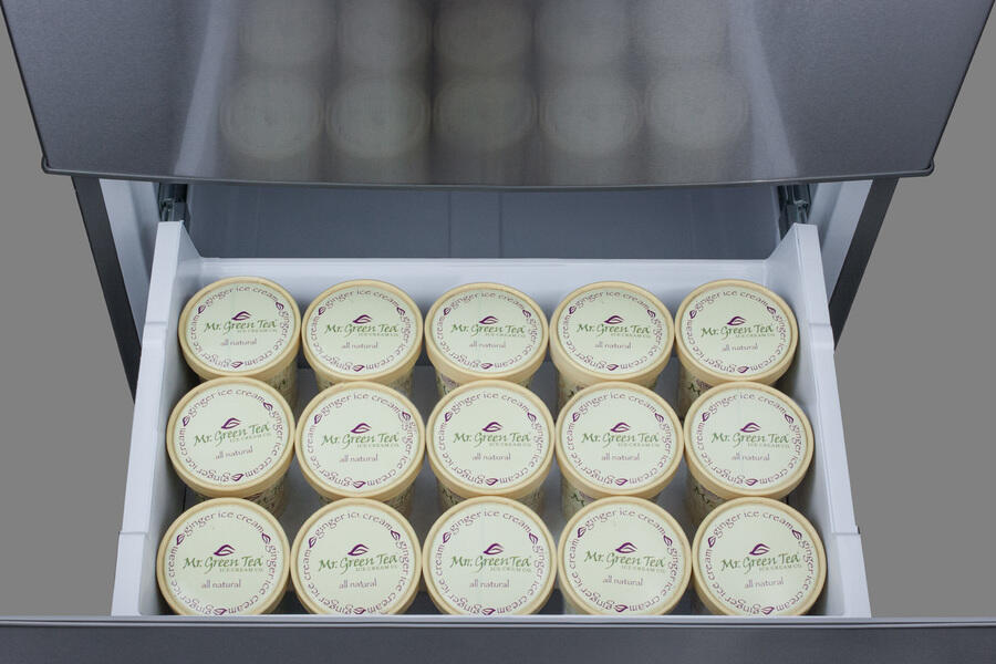 Summit FDRD15SS 27" Wide French Door Refrigerator-Freezer