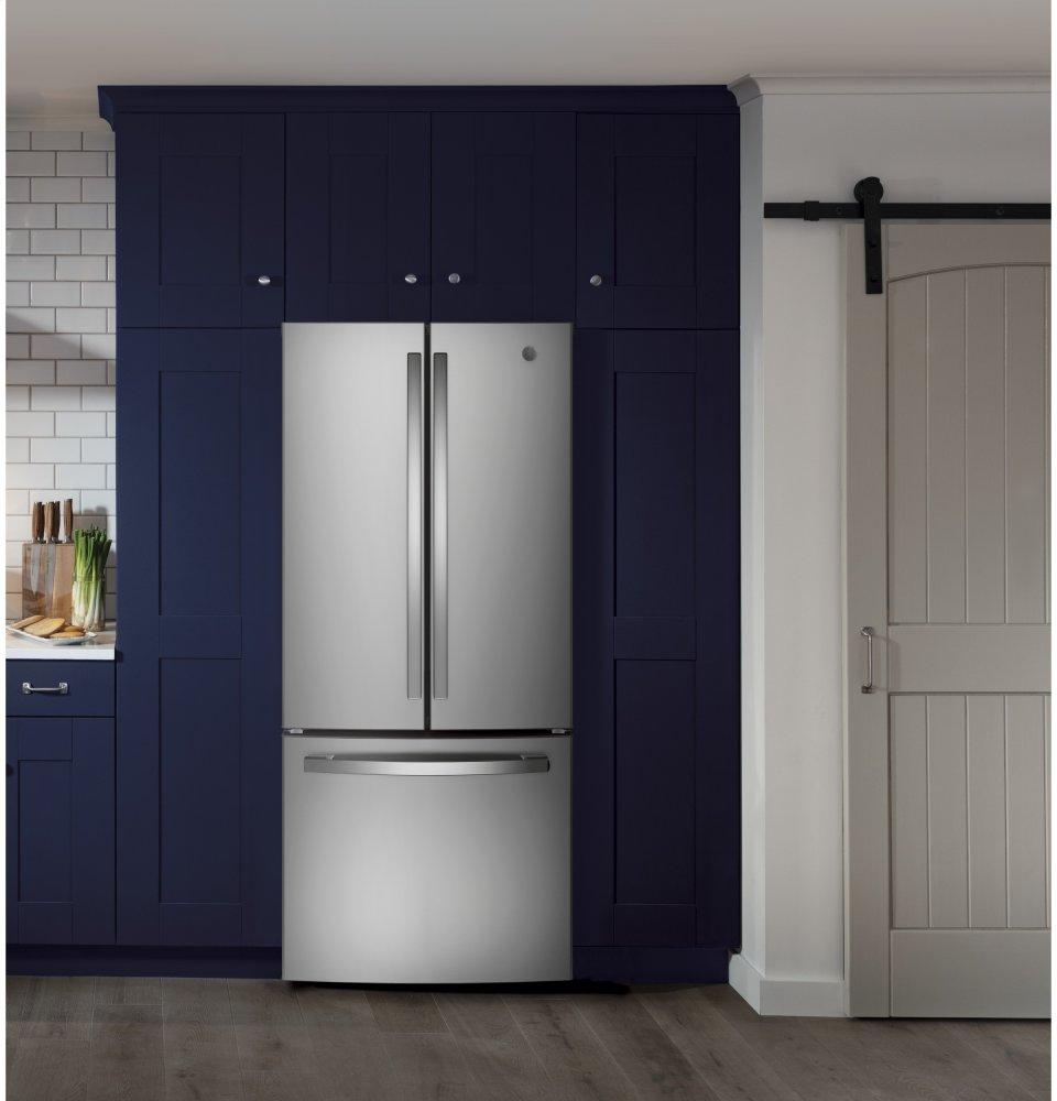 Ge Appliances GNE21FSKSS Ge® Energy Star® 20.8 Cu. Ft. French-Door Refrigerator