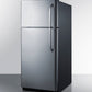 Summit BKRF18PLLHD 18 Cu.Ft. Break Room Refrigerator-Freezer With Factory-Installed Nist Calibrated Alarm/Thermometers