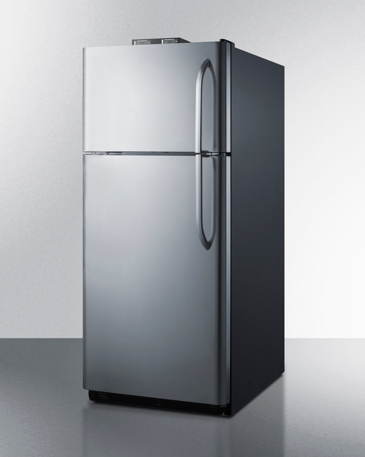Summit BKRF18PLLHD 18 Cu.Ft. Break Room Refrigerator-Freezer With Factory-Installed Nist Calibrated Alarm/Thermometers